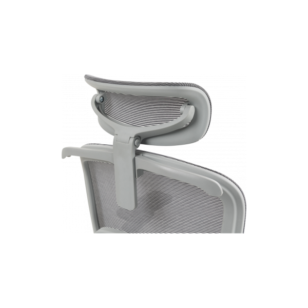 Офисное эргономичное кресло GT Racer B-816 White/Gray (Massage) - Фото 3 Офисное эргономичное кресло GT Racer B-816 White/Gray (Massage) - изображение 3