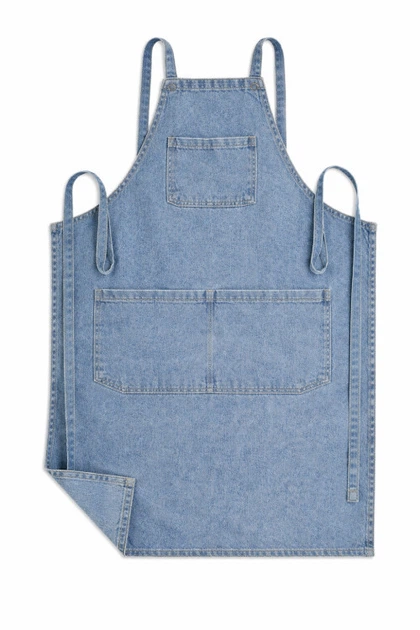 Фартух джинсовий AP60 Denim Jeans з нагрудником, розмір 67см х 86см - Фото 4 Фартух джинсовий AP60 Denim Jeans з нагрудником, розмір 67см х 86см - зображення 4