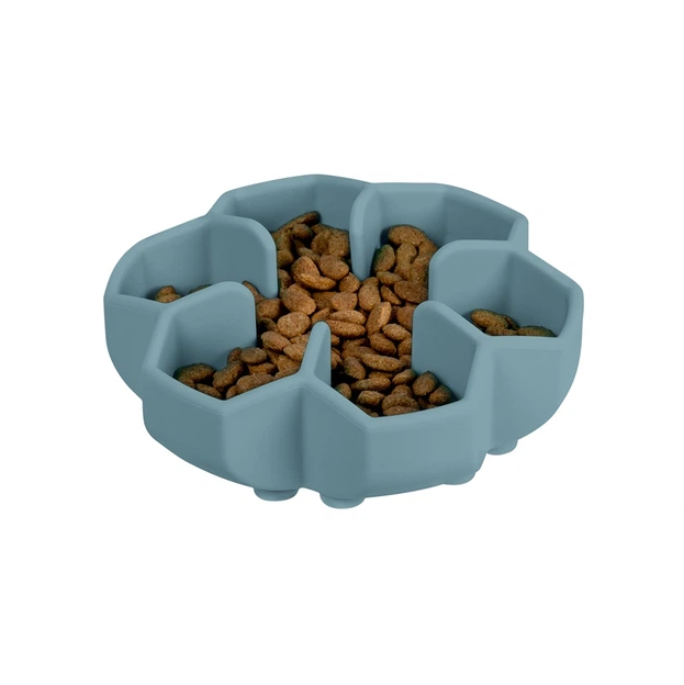Миска для повільного харчування WAUDOG Silicone, 750 мл, сірий - изображение 4
