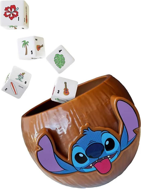 Gra planszowa Winning Moves Yahtzee Disney: Stitch (edycja angielska) (5036905061995) - obraz 2