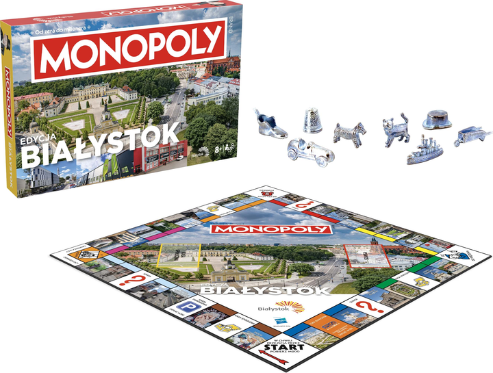 Настільна гра Winning Moves Monopoly Białystok (5036905058247) - зображення 2
