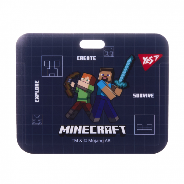 Бейдж на ленте горизонтальный Yes Minecraft слайдер - Фото 3 Бейдж на ленте горизонтальный Yes Minecraft слайдер - изображение 3
