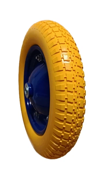 Поліуретанове колесо 3.00-8 для тачки на 20-міліметрову вісь, Goodtyre - Фото 1 Поліуретанове колесо 3.00-8 для тачки на 20-міліметрову вісь, Goodtyre - зображення 1