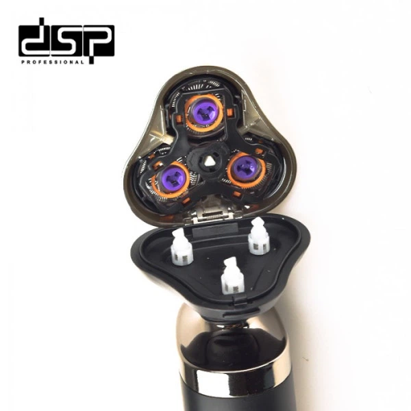 Электробритва для мужчин роторная для бритья с плавающими головками DSP 60078 IPX5 USB - изображение 4