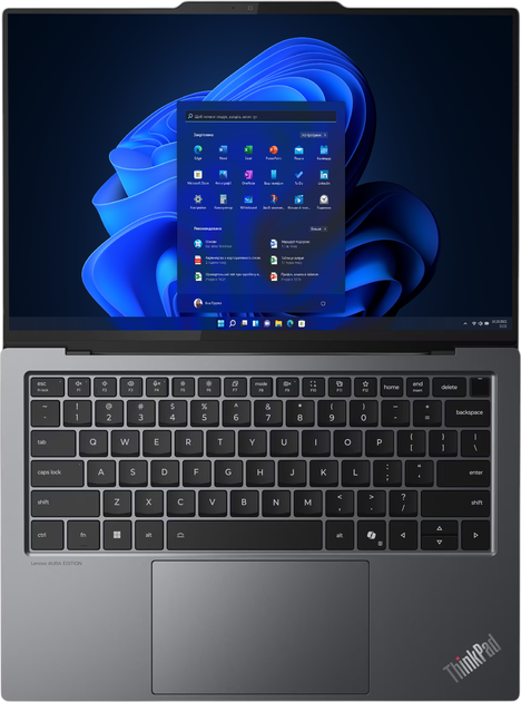 Ноутбук Lenovo ThinkPad X9-14 G1 Aura Edition (21QA002KMX) Grey - зображення 6