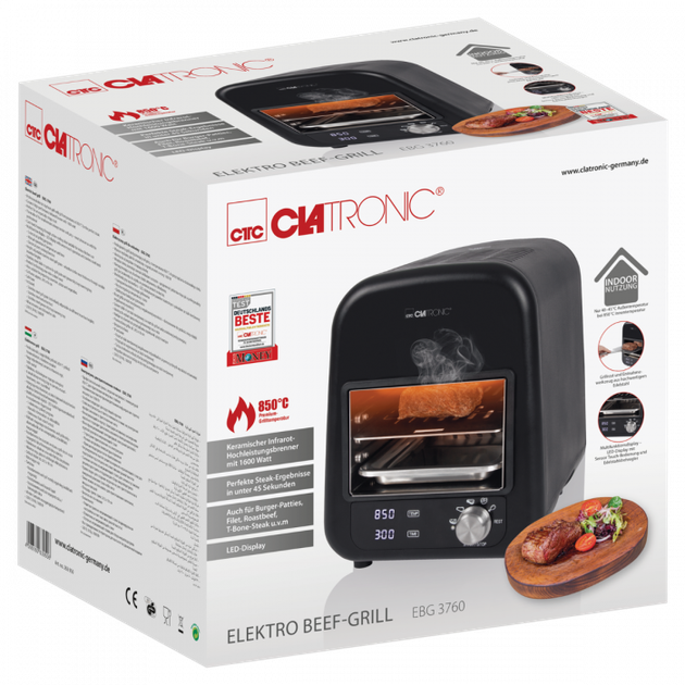 Электрогриль-мультипечь Clatronic EBG 3760 - изображение 7