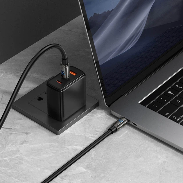 USB кабель Hoco U143 Joy, Type-C, 1.2 м., Черный - 669620 - изображение 7