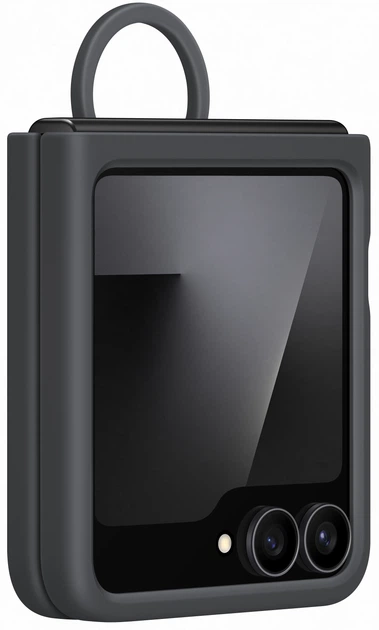 Панель Samsung Silicone Case для Galaxy Z Flip7 FE Black (EF-PF741TBEGWW) - зображення 6