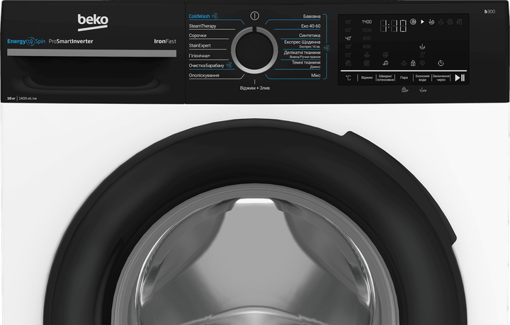 Пральна машина автоматична Beko BM3WFU410415WPBB (7205160) - изображение 3