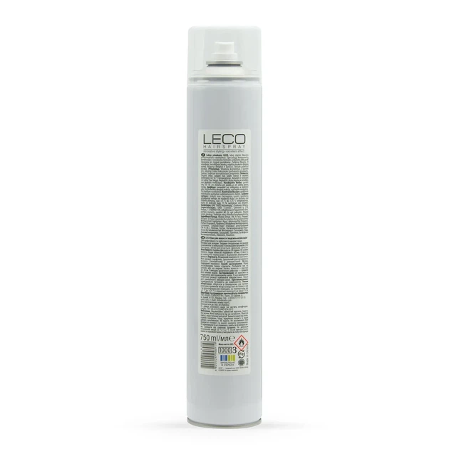 Лак для волосся Leco Professional 4 Надсильна фіксація 750 мл (4820024946902) - Фото 2 Лак для волосся Leco Professional 4 Надсильна фіксація 750 мл (4820024946902) - зображення 2