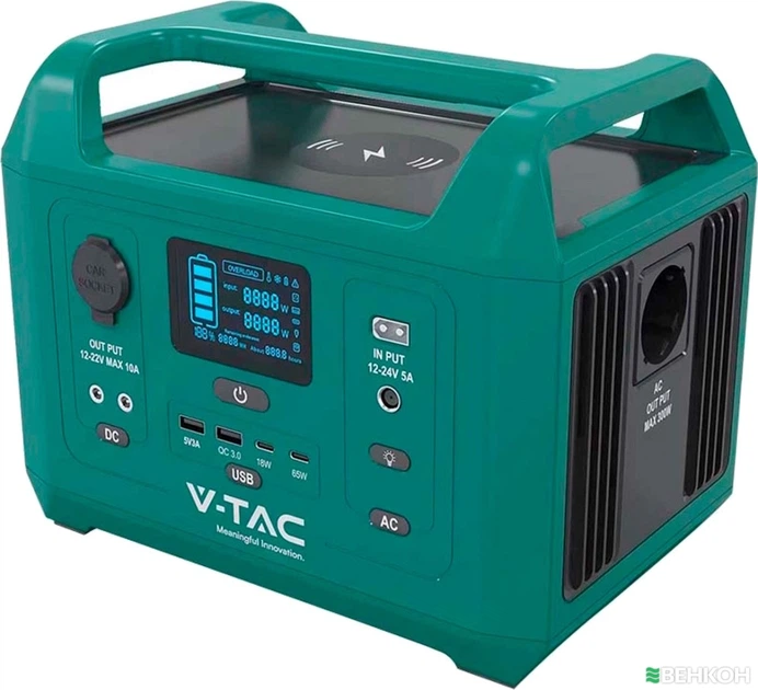Зарядна станція V-TAC VT-303N / 300 Вт / 288 Вт⋅год / LiFePO4