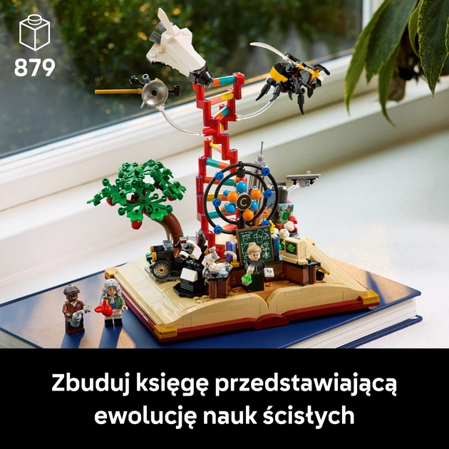 Zestaw klocków LEGO Ideas Ewolucja przedmiotów ścisłych 879 elementów (21355) - obraz 4
