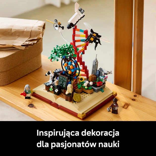 Zestaw klocków LEGO Ideas Ewolucja przedmiotów ścisłych 879 elementów (21355) - obraz 5