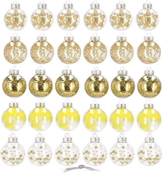 Набір ялинкових кульок Springos CA0882 30 шт (5907719425009) - зображення 2