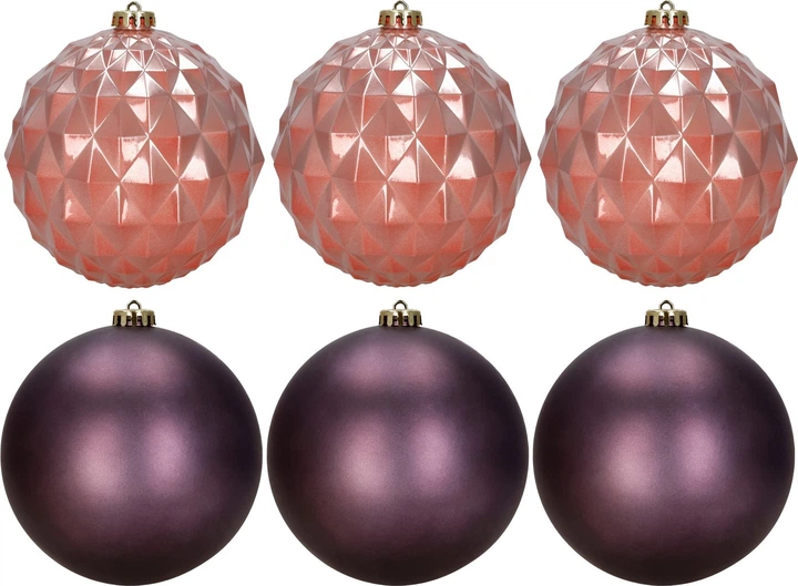 Набір ялинкових кульок Springos CA1531 13.5 см 6 шт (5908455303224) - зображення 2