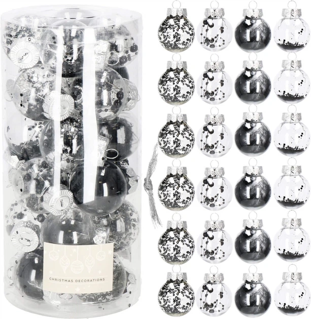 Набір ялинкових кульок Springos CA0886 5 см 24 шт (5907719425047) - зображення 2