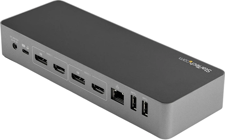 Stacja dokująca Startech USB-C Gen 1 Dual Monitor 4K 60Hz (DK30C2DPEPUE) - obraz 2