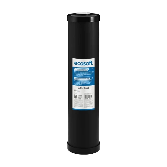Картридж Ecosoft CRVS4520ECO 4.5"х20" для удаления сероводорода - Фото 1 Картридж Ecosoft CRVS4520ECO 4.5"х20" для удаления сероводорода - изображение 1