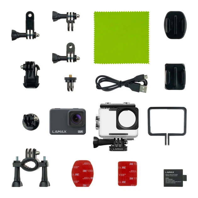 Kamera wideo Lamax LMXX72 X7.2 4K 2” Wi-Fi Czarna (8594175357707) - obraz 10