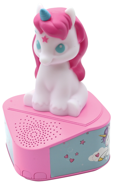 Портативна колонка Lexibook BTD80UNI з фігуркою единорога що світиться (3380743098050) - зображення 2