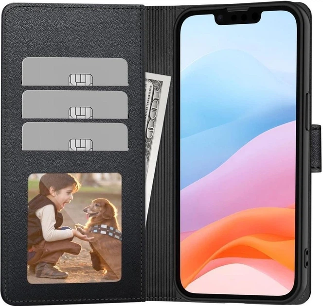 Чохол-книжка Tech-Protect Wallet для Xiaomi Redmi 15 4G / 5G Black (5906302332236) - зображення 3