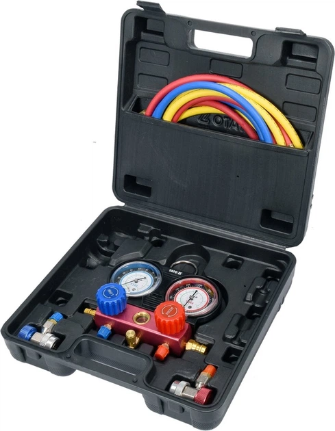 Набір YATO YT-72990 для обслуговування систем кондиціювання для холодоагенту R-134a 6 елементів (5906083054945) - зображення 2