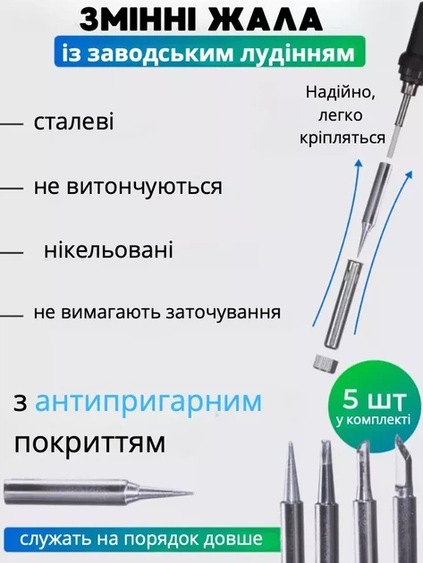 Набор для пайки 18 в 1. Паяльный набор в футляре - изображение 9