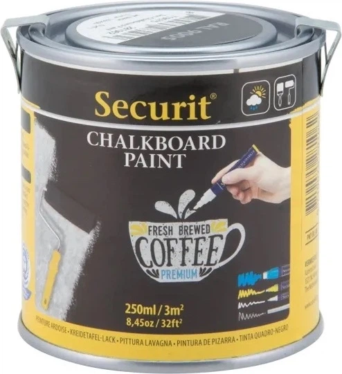 Фарба крейдова Securit акрилова на водній основі Чорна 250 мл (8719075281062) - зображення 2