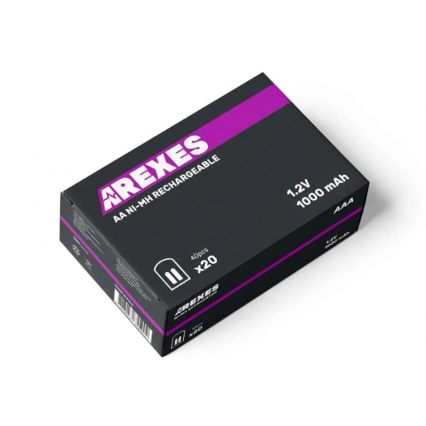 Аккумулятор ААА Arexes (1000mAh) 1.2v (NI-MH) мини пальчик - изображение 2