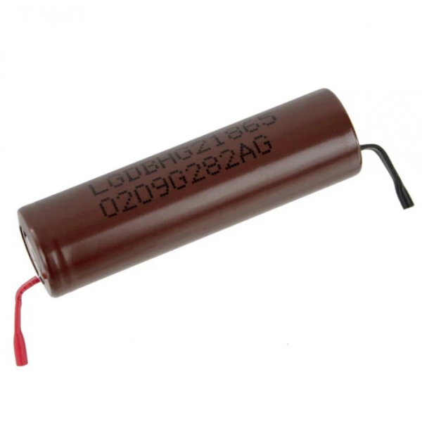 Аккумулятор LG 18650 2000mAh для пайки (9421) - изображение 2
