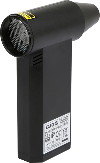 Dmuchawa YATO YT-82938 Mini Turbo 135000 obr./min 4000 mAh (5906083122491) - obraz 7