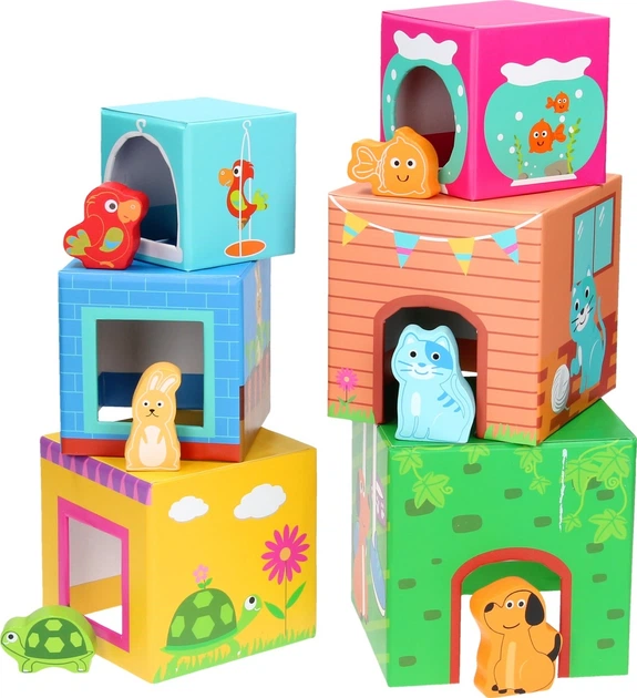 Вежа для складання з тваринами Small Foot 10044 (4020972100443) - зображення 3