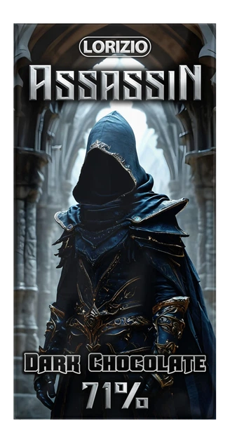 Шоколад черный Lorizio 71% "ASSASSIN" 100 г - изображение 3