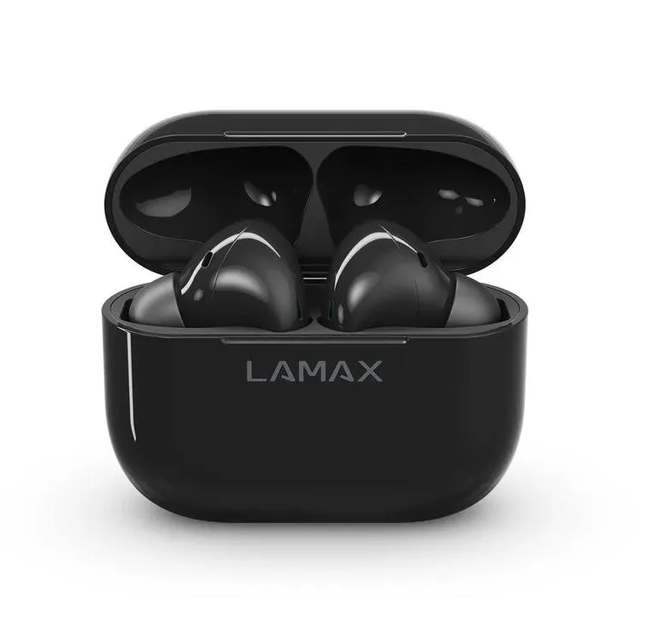 Бездротові навушники Lamax  Clips1 ANC BT 5.3 BeatBass Чорні (LXIHMCPS1ACBA) - зображення 3