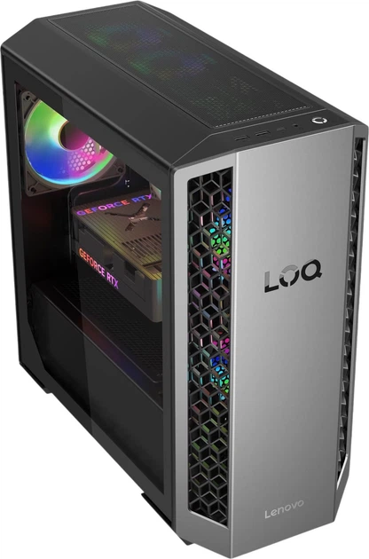 Komputer Lenovo LOQ Tower 26ADR10 (91DF003YMW) Luna Grey - obraz 2