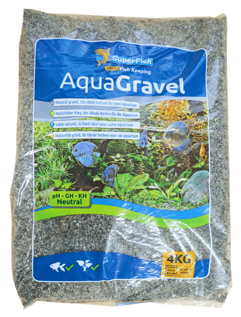 Акваріумний гравій SF AQUA GRAVEL GREY 1-2 MM 4 KG (A8050145) - зображення 2