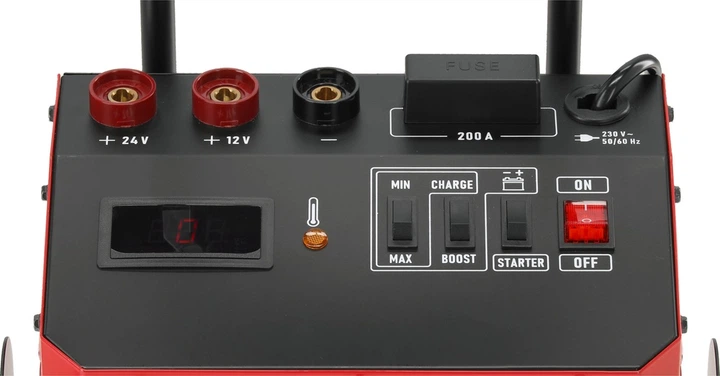 Пуско-зарядний пристрій YATO 20-400 Аг YT-83063 (5906083123092) - зображення 4