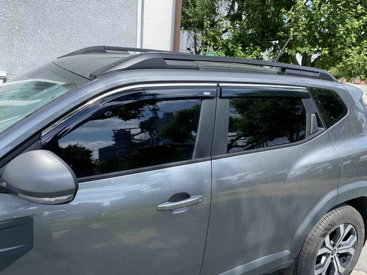 Ветровики с хромированным молдингом Niken Luxury (4 шт) для Renault Duster 2024- гг - Фото 5 Ветровики с хромированным молдингом Niken Luxury (4 шт) для Renault Duster 2024- гг - изображение 5
