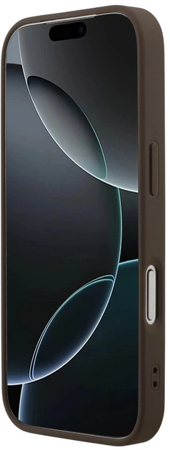 Панель Guess 4G Printed Stripes MagSafe для Apple iPhone 17 Pro Brown (3666339491420) - зображення 7