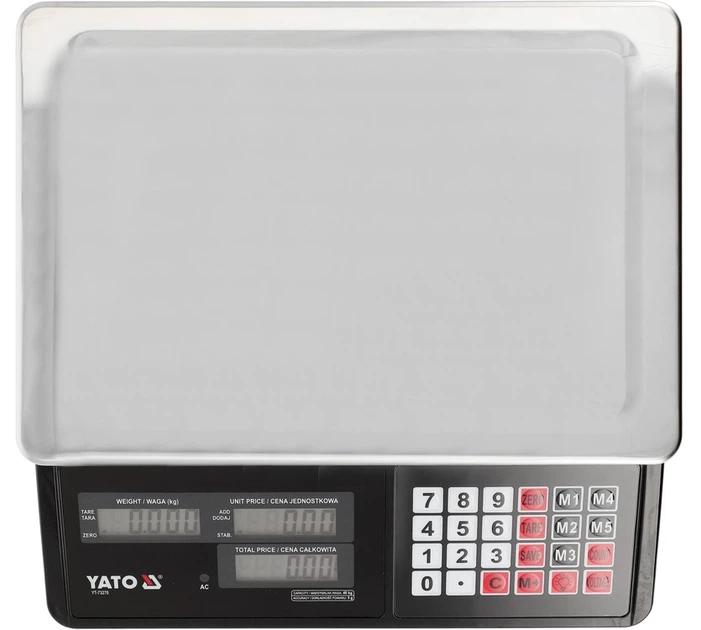 Ваги електронні Yato YT-73270 40 кг / 5 г (5906083122507) - зображення 5