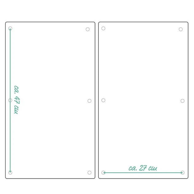 Płyty ochronne na kuchenkę Zeller 2 szt 27 x 47 cm (4003368263250) - obraz 4