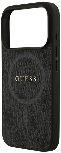 Панель Guess 4G Ring Classic Logo MagSafe для Apple iPhone 17 Pro Black (3666339490980) - зображення 5