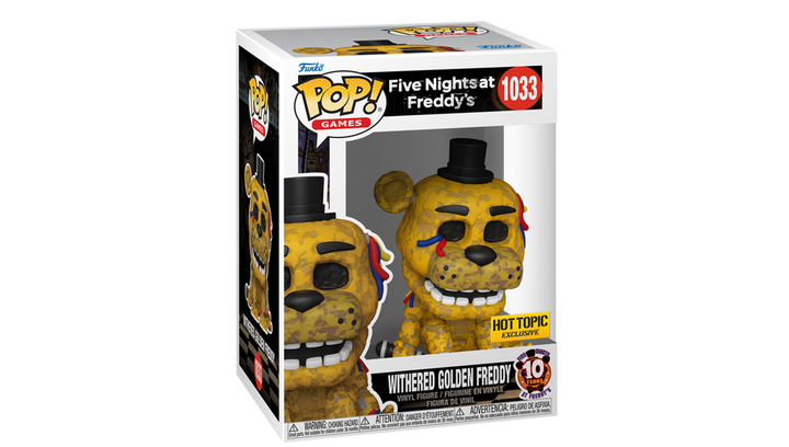 Фигурка FUNKO POP! Five Nights at Freddy's Сломанный Золотой Фредди 99mm 1033 83091 - изображение 2