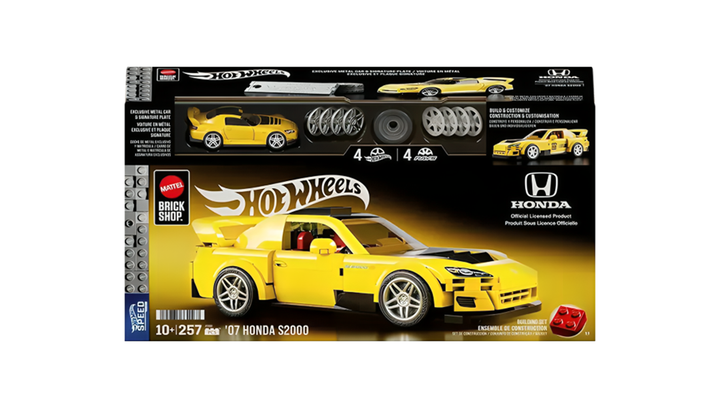 Конструктор Hot Wheels Mattel Brick Shop Speed Honda S2000 JFR88