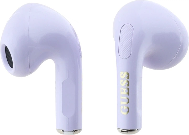 Słuchawki Guess Glossy Effect Printed Classic Logo & Charm TWS Lavender (GUTWSXMCCLU) - obraz 3