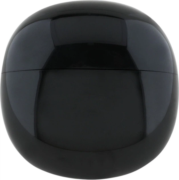 Słuchawki Guess Glossy Effect Egg Shape Printed Classic Logo TWS Black (GUTWSOGELEK) - obraz 4