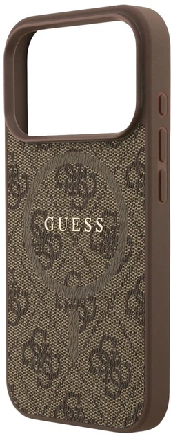Панель Guess 4G Ring Classic Logo MagSafe для Apple iPhone 17 Pro Brown (3666339491062) - зображення 5