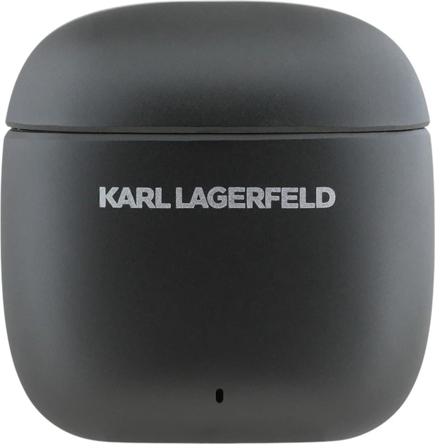 Навушники Karl Lagerfeld Metal Printed Logo ANC/ENC Black (KLTWSM1ALELK) - зображення 4