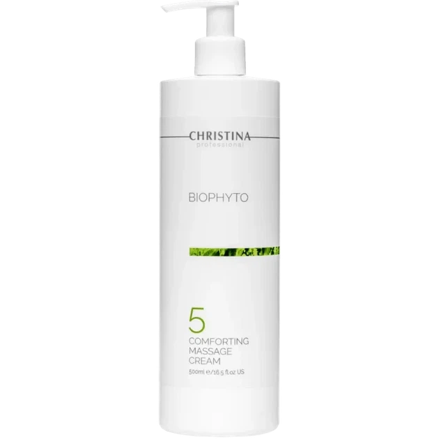 Заспокійливий Масажний Крем Christina Bio Phyto Comforting Massage Cream 500 ml - Фото 1 Заспокійливий Масажний Крем Christina Bio Phyto Comforting Massage Cream 500 ml - зображення 1