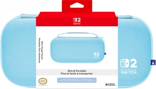 Etui Hori Slim Tough Pouch do Nintendo Switch 2 Light Blue (NSX-078E) - obraz 2